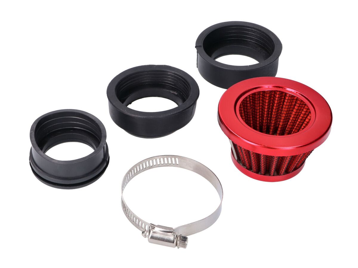 AIR FILTER POWER SHORTY 44-54M AIR FILTER POWER SHORTY 44-54MM RED - MxProStoreParts