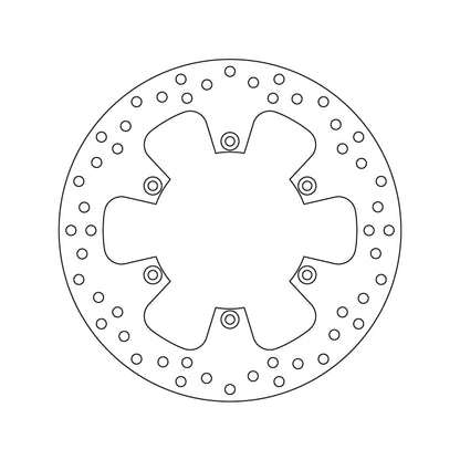 Brembo Serie Oro achterremschijf – 68B407F0 – serieafbeelding