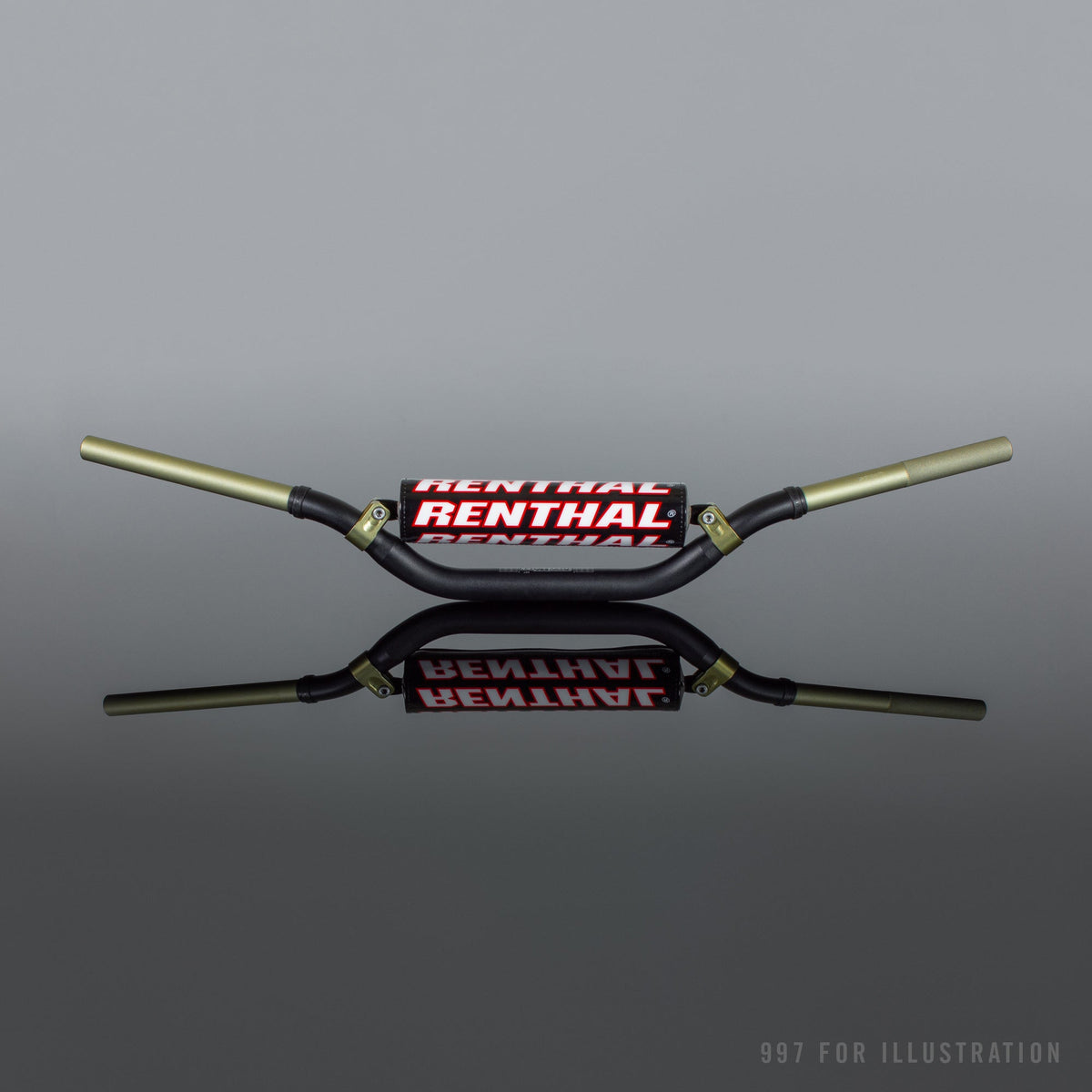 Renthal Twinwall MX-stuur 918 – zwart – serieafbeelding