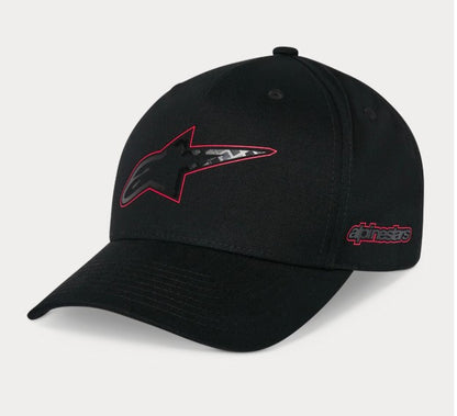 Alpinestars Hat Carbon Fiber Snapback Black One Size – 1216-81080-10-OS