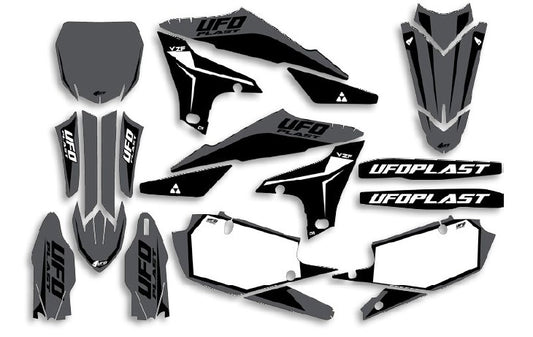 UFO Graphic Kit YZ250F 19-23 YZ450F 18-22 Stokes Grey