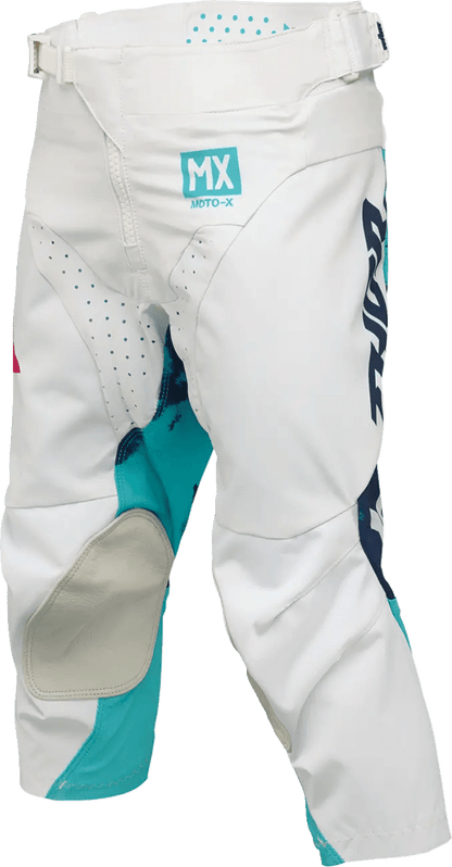 THOR Launchmode Bleach jeugd crossbroek – Blauw/Roze/Wit/Aqua
