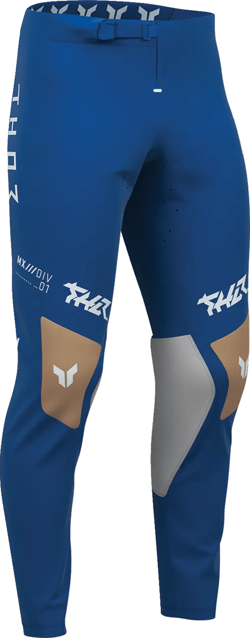 THOR Sportmode Mind Control crossbroek – Blauw/Bruin/Lichtgrijs
