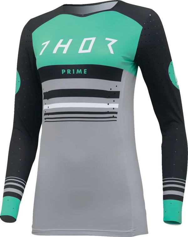 THOR Dames Prime Blaze crossshirt – Zwart/Mint