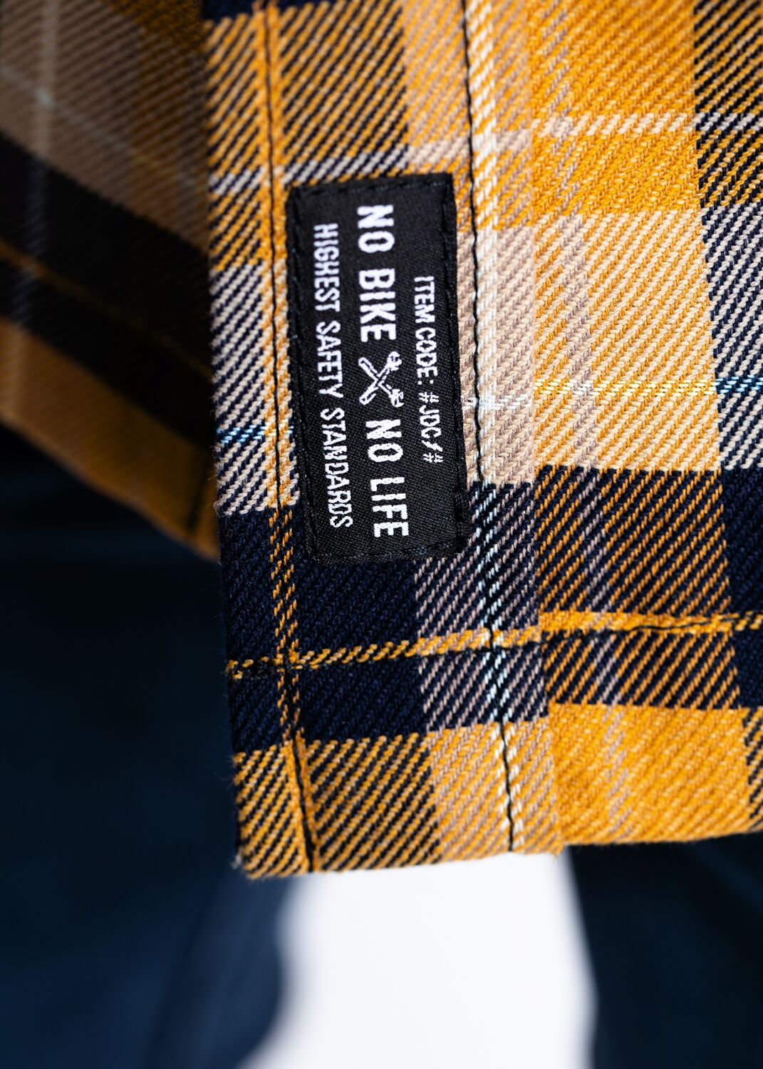 JOHN DOE Motoshirt herenmotorjas zwart/wit/geel maat M