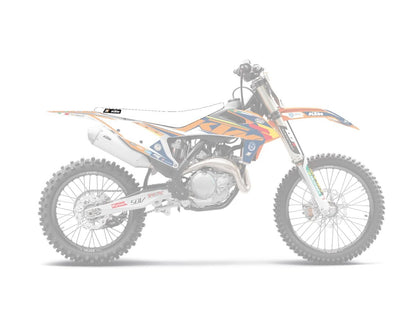 BLACKBIRD RACING Zebra eendelige zadelhoes — voor o.a. KTM EXC 150 TPI (2020–2023) - MxProStoreParts
