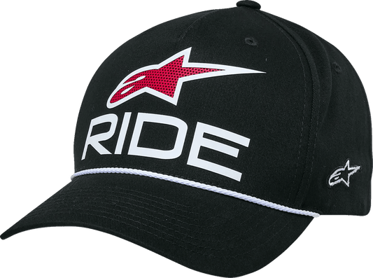 Alpinestars Ride Comp snapbackpet – zwart/wit