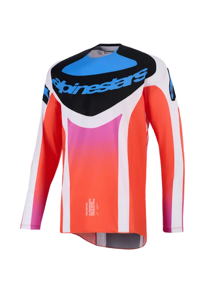 Alpinestars Techstar Knif MX Jersey – Grijs / Oranje / Zwart