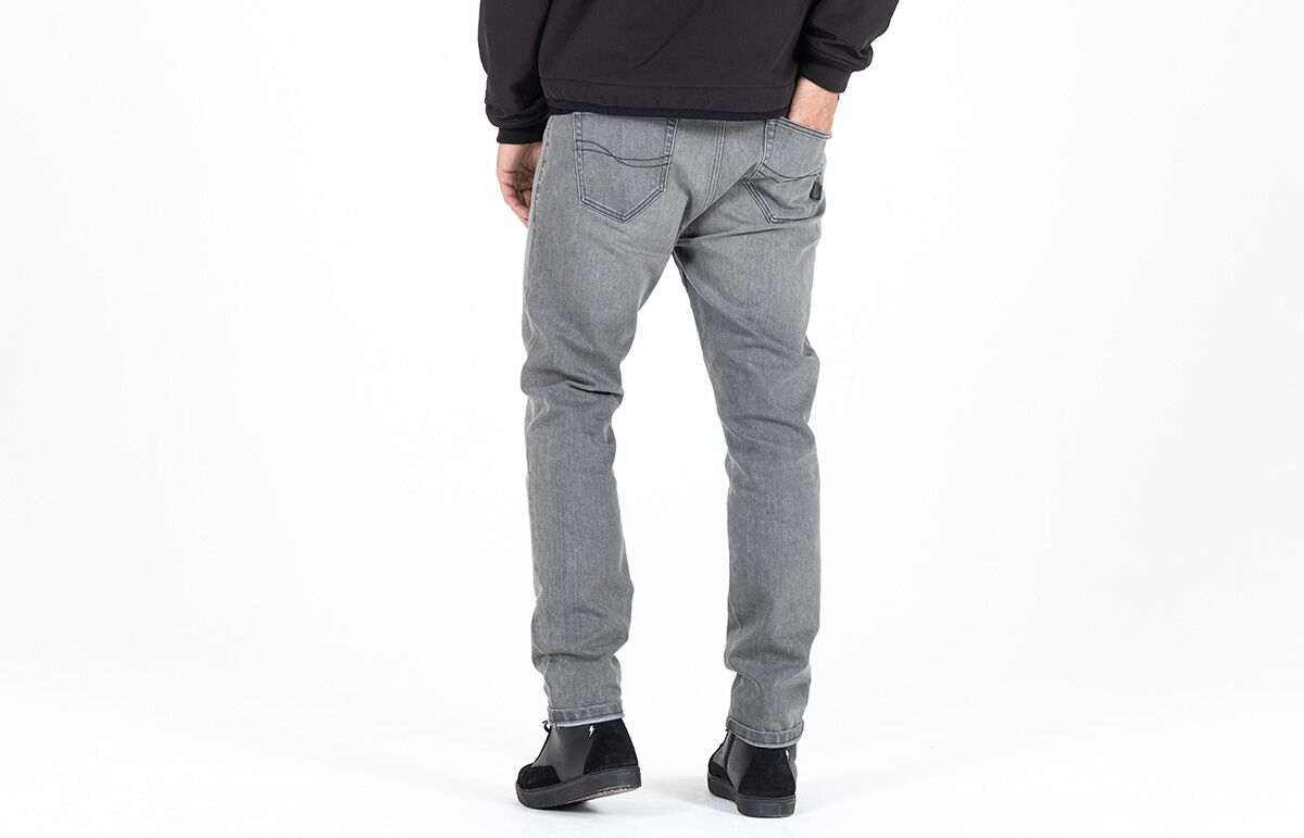 JOHN DOE Pioneer Mono motorbroek voor heren – lichtgrijs – 36/32
