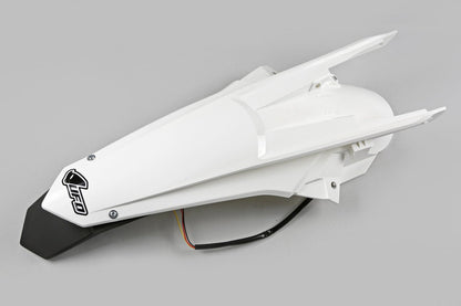 UFO Rear Fender Enduro LED EXC/EXC-F 150-500 2017-19 White 047