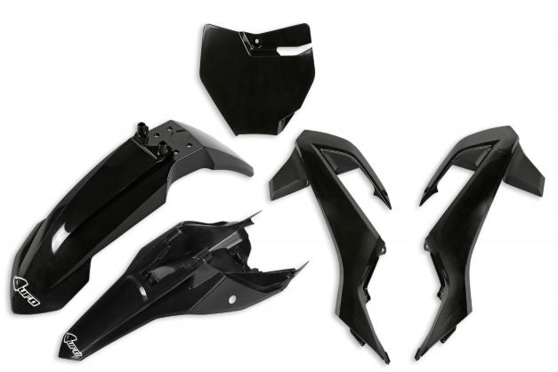UFO Plastic kit 5-parts KTM SX65 16-23 Black 001