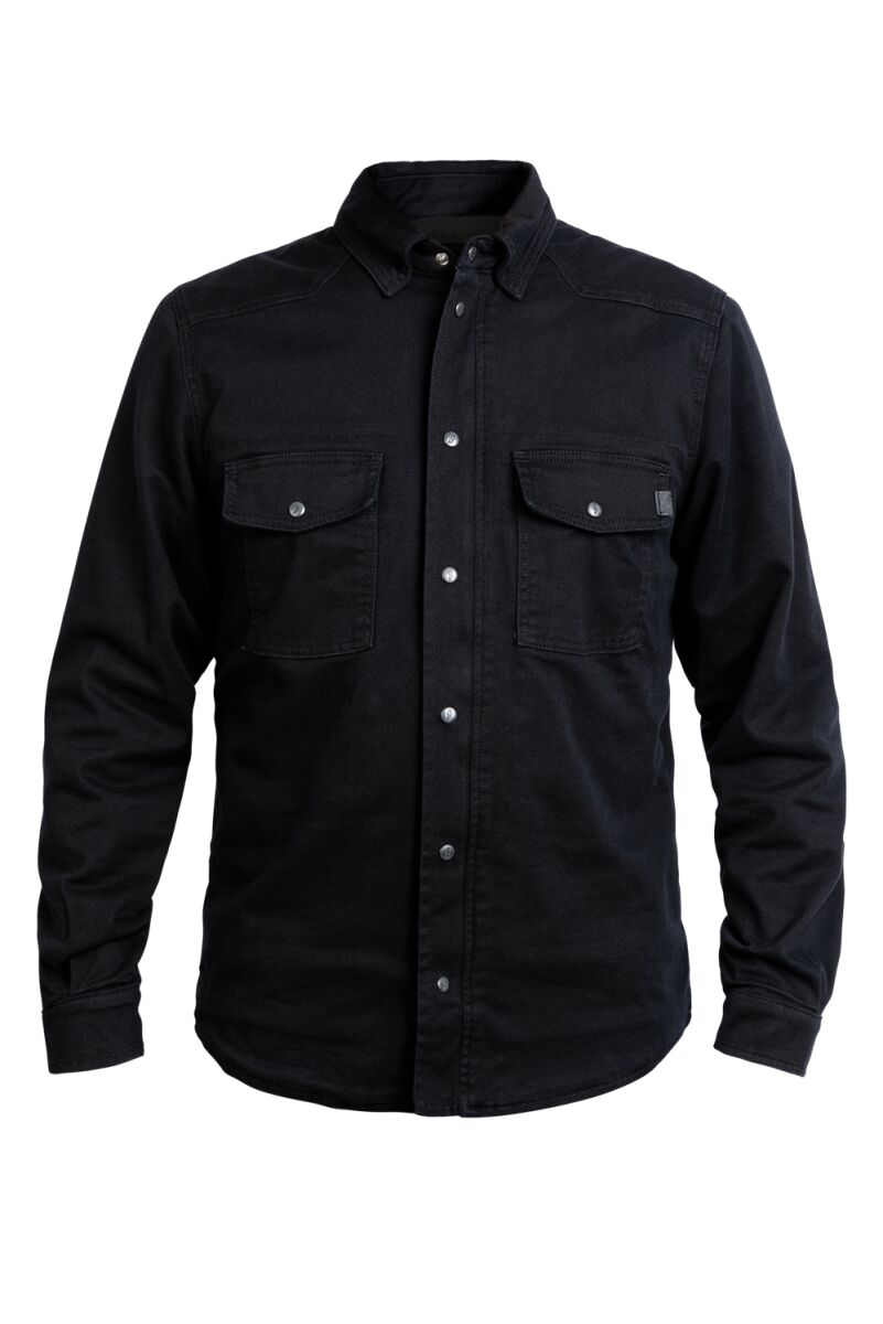 JOHN DOE Motoshirt herenjas zwart 3XL