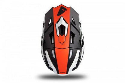 UFO Motocrosshelm Echus Weiß Schwarz Orange - MxProStoreParts