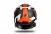 UFO Motocrosshelm Echus Weiß Schwarz Orange - MxProStoreParts