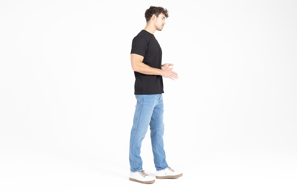 JOHN DOE Taylor Mono motorjeans lichtblauw 33/34 - MxProStoreParts
