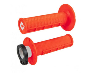 ODI Half-Waffle MX Lock-On Griff-Set FLO-Orange