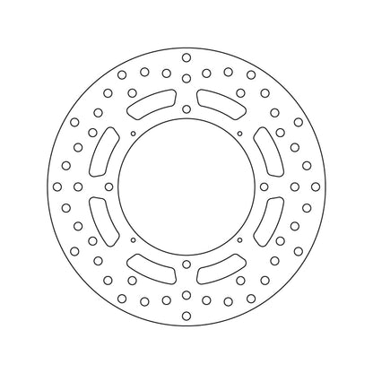Technische illustratie: Brembo Serie Oro brakedisc – 68B40769; uitvoering volgens artikelgegevens