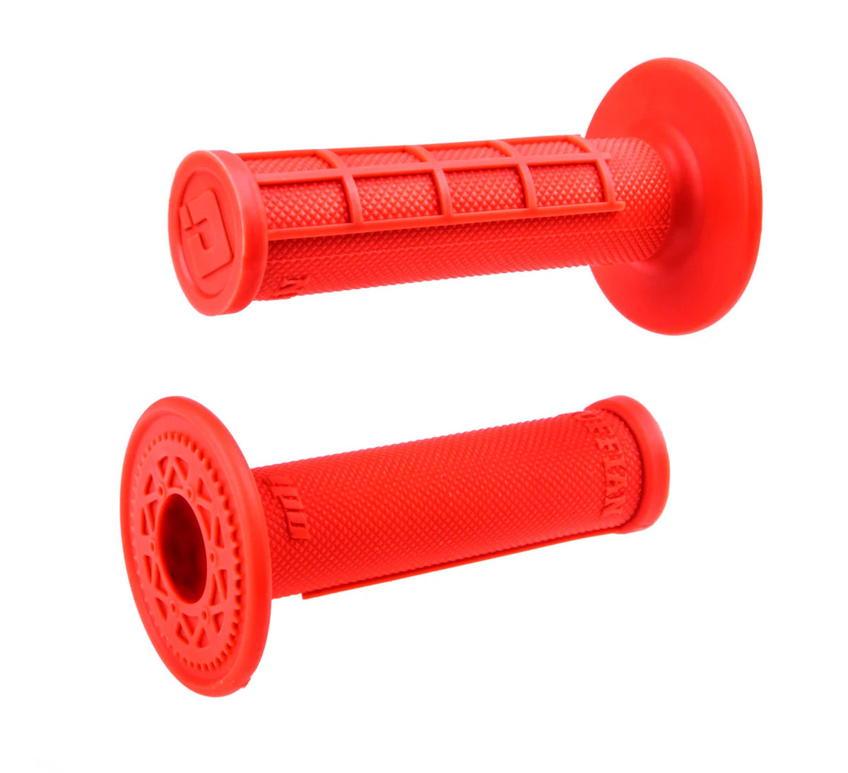 ODI Glue-On Grip Half-Waffle MX Single-Ply (Ruffian) FLO-Orange - MxProStoreParts