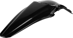 POLISPORT zwart kunststof achterspatbord — voor o.a. KAWASAKI KX 250 F (2013–2016)