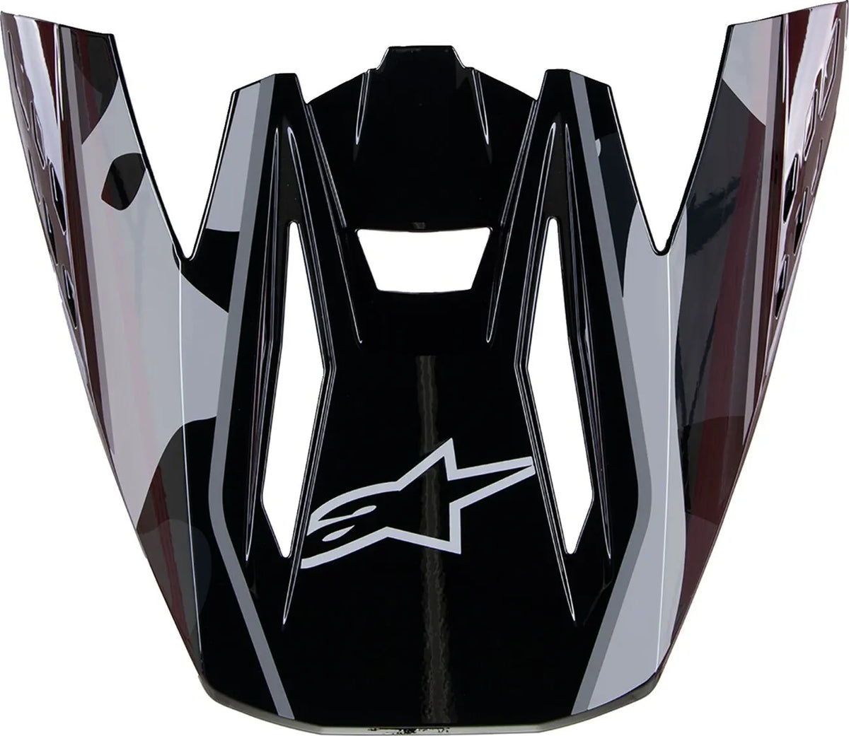 Alpinestars S-M5 Rover 2 helmklep – Donkergrijs Geel fluo glanzend