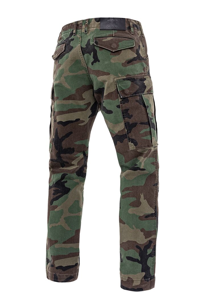JOHN DOE Regular Cargo Mono herenbroek, camouflagegroen, maat 32/32 - MxProStoreParts