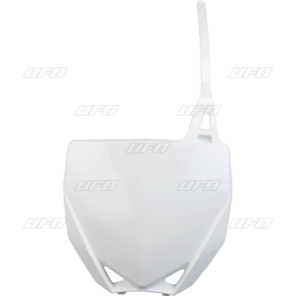 UFO Front number plate YZ65 19-.. YZ85 15-. White 046