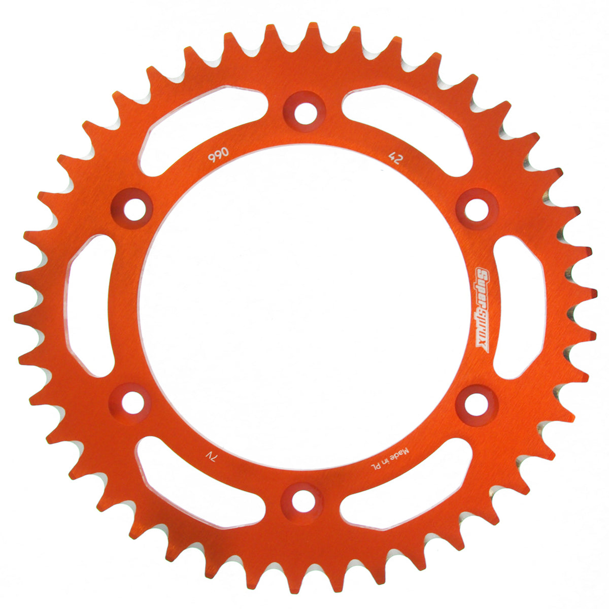 Supersprox Alu Rear sprocket KTM/Husqv./Husab. Orange 42 – RAL-990:42-ORG