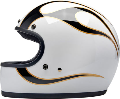 HELMET GRINGO GLOSS WHITE/BLAC HELMET GRINGO W/B FLAM SM - MxProStoreParts
