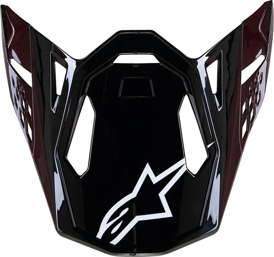 Alpinestars S-M10 válvula de casco sólida – Carbono negro brillante