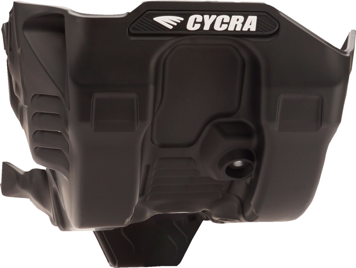 CYCRA kunststof carterbeschermplaat met volledige afdekking – zwart — voor YAMAHA YZ 250 F (2024) - MxProStoreParts