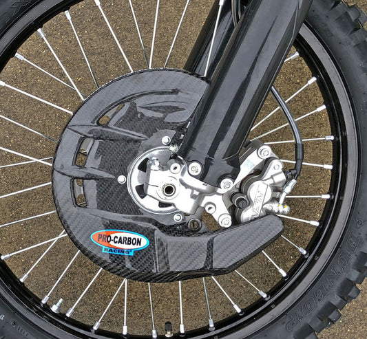 Pro Carbon voor remschijf beschermer ( met bevestigingset ) Kawasaki KX 450F 19- & KX 250F 21-