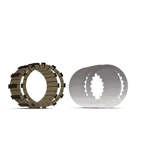 Hinson clutch plate kit with fiber friction discs and steel plates for YZ450F 2023