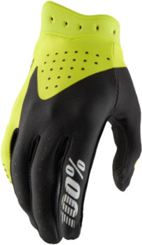 100% gloves Itrack Fluor Yellow / Black Size XL (2026 collection)