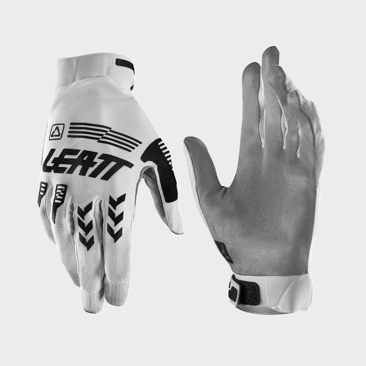 LEATT Moto 2.5 X-Flow-handschoen wit V27 – maat S