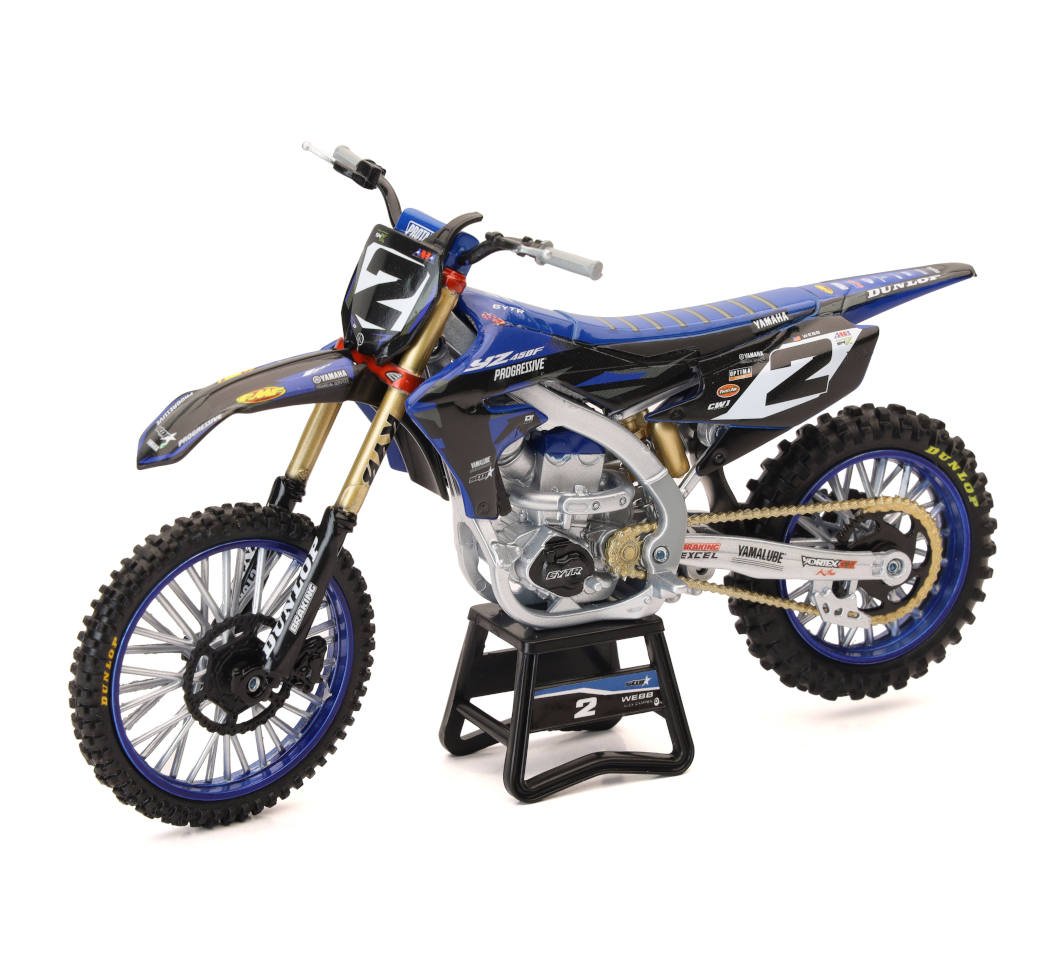 Miniatuur Yamaha YZ450F Star Racing C. Webb (No 2) 1:12 - MxProStoreParts