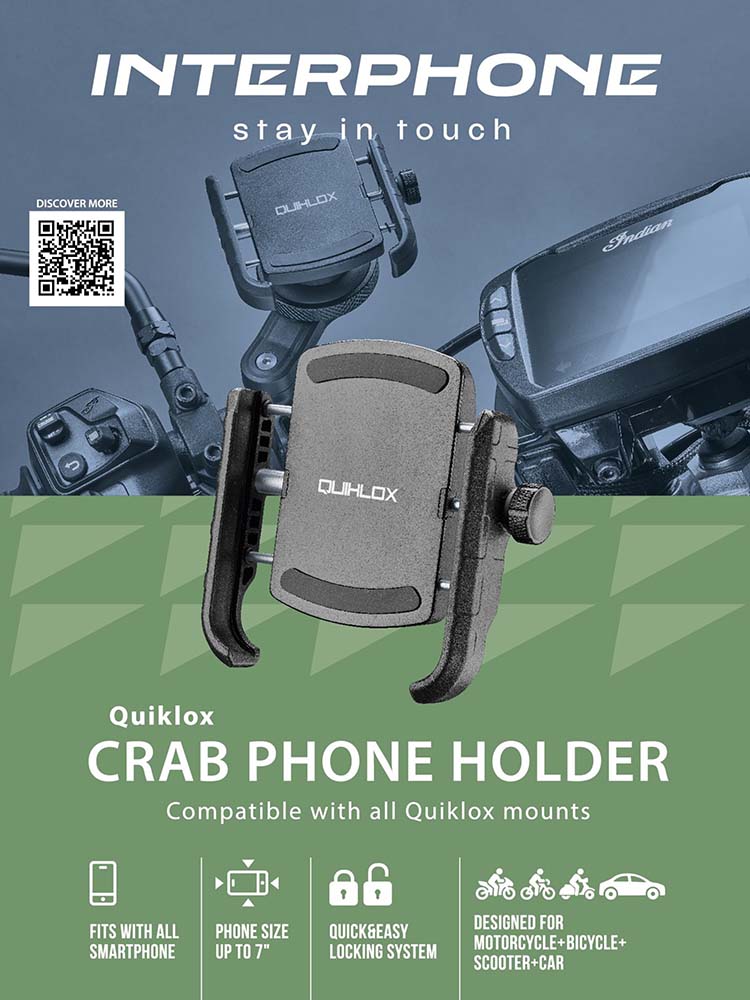 QUIKLOX UNIVERSAL QUIKLOX PHONE HOLDER CRAB