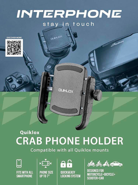 QUIKLOX UNIVERSAL QUIKLOX PHONE HOLDER CRAB