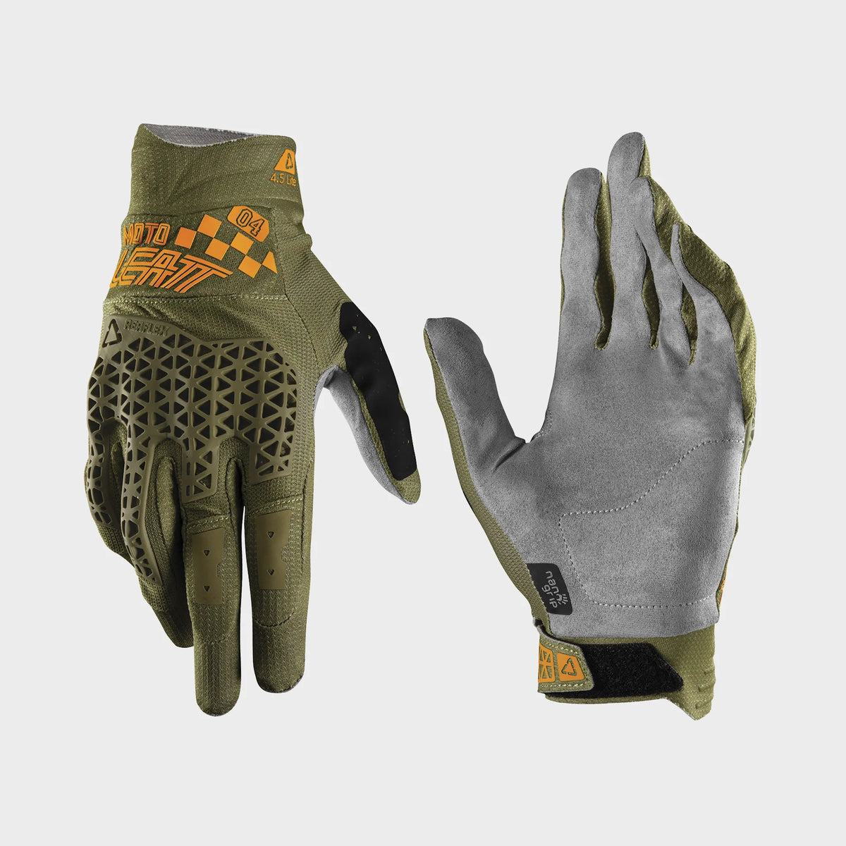 LEATT Moto 4.5 Lite-handschoen – Khaki Brown – maat XXL - MxProStoreParts