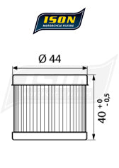 Ison olie filter HF131