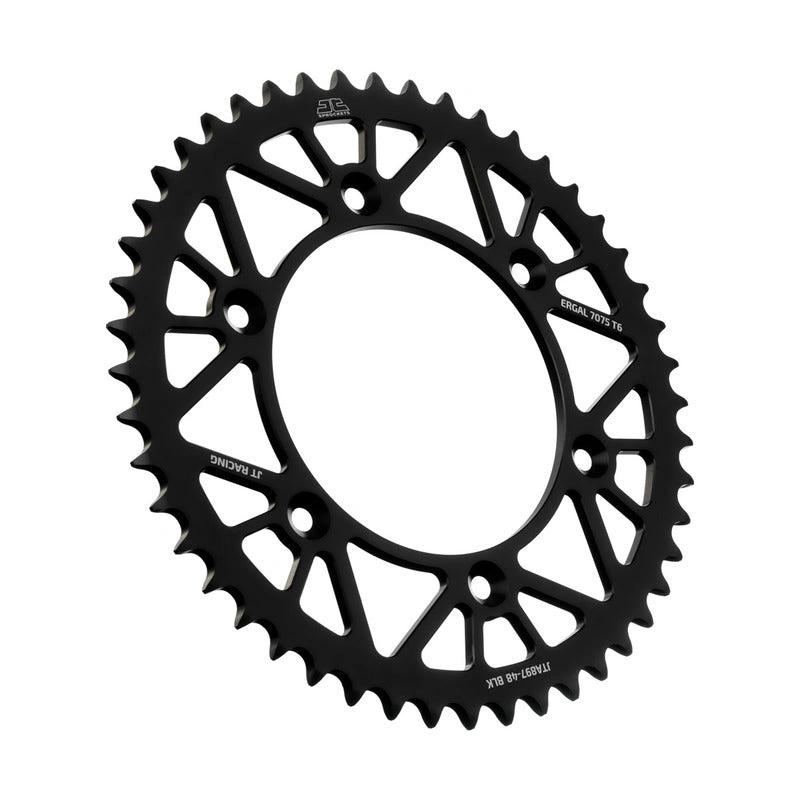 JT rear sprocket 48 teeth aluminum Black KTM SX/SX-F/EXC/EXC-F 90- &amp; Husqvarna TC/FC/FE/TE 125/150/250/350/450/501 14-