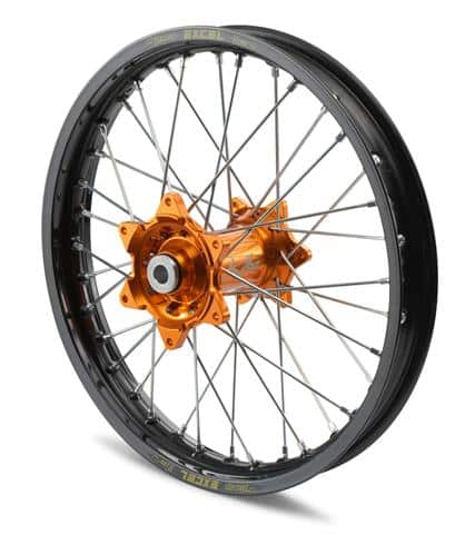 Elite Achterwiel compleet Zwarte Excel Signature velg + Kite Oranje naaf 19-2.15 alle KTM SX/SX-F 2013-2022 ( KTM Factory Racing Replica ) - MxProStoreParts