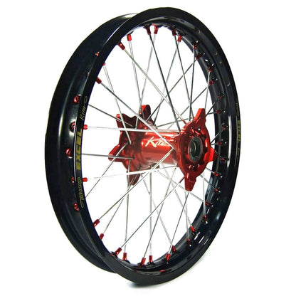 Elite Achterwiel compleet Zwarte Excel Signature velg + Kite Rode naaf 1.60x12 KTM SX 65 2025- & Husqvarna TC 65 2025- & Gas Gas MC 65 2025-