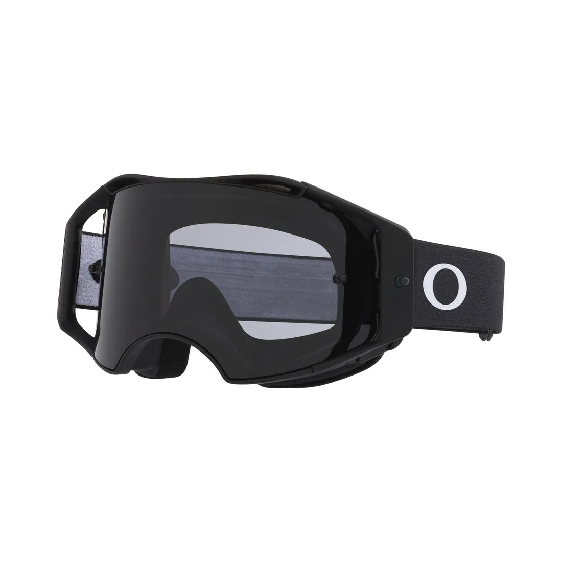 Oakley Airbrake Lite MX Matte Black met Dark Grey lens