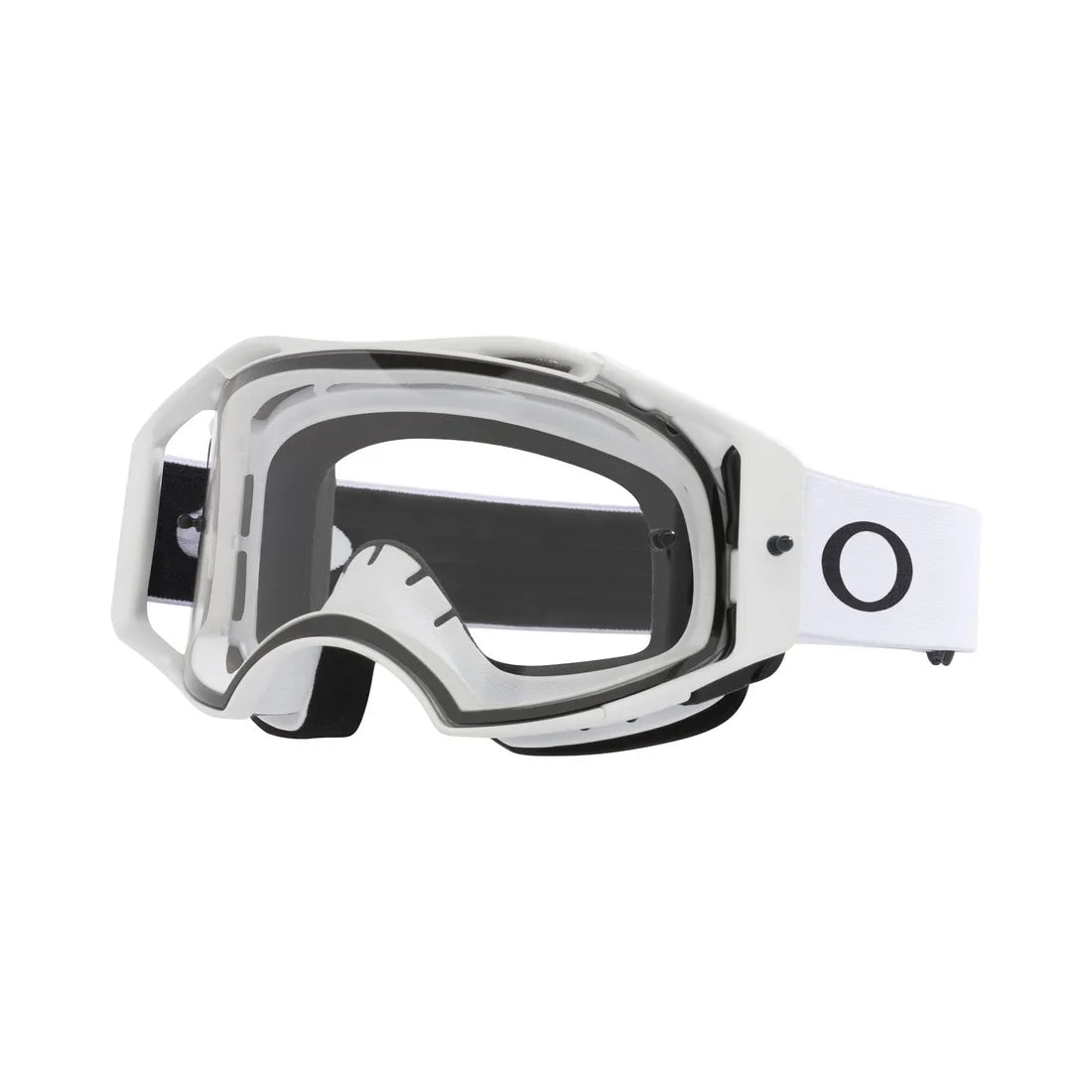 Oakley Airbrake Lite MX Matte White met Clear lens