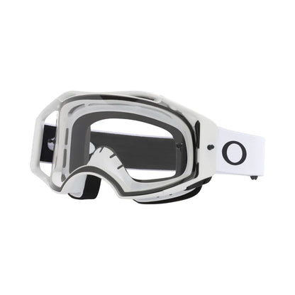 Oakley Airbrake Lite MX Matte White met Clear lens