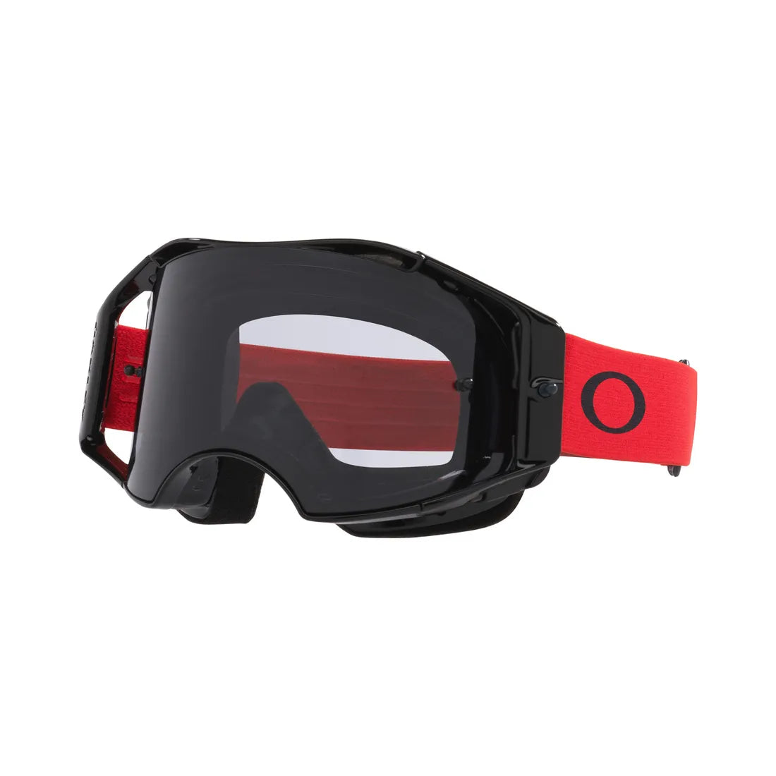 Oakley Airbrake Lite MX Moto Red met Light Grey lens