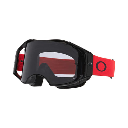 Oakley Airbrake Lite MX Moto Red met Light Grey lens