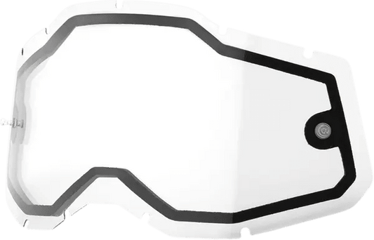 100% Accuri 2/Racecraft 2/Strata 2 crossbril Dual Pane brillens