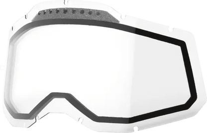100% Accuri 2/Racecraft 2/Strata 2 crossbril Dual Pane Vented brillens - MxProStoreParts