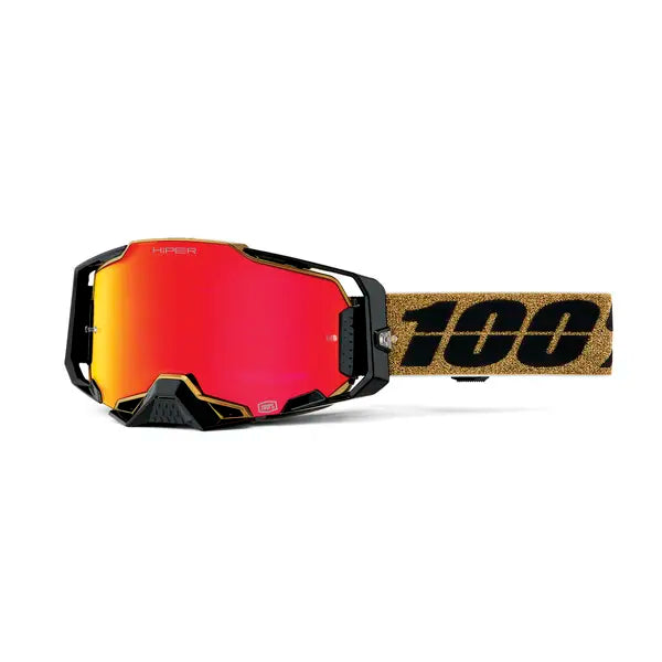 100% Armega crossbril Glory – rode spiegellens